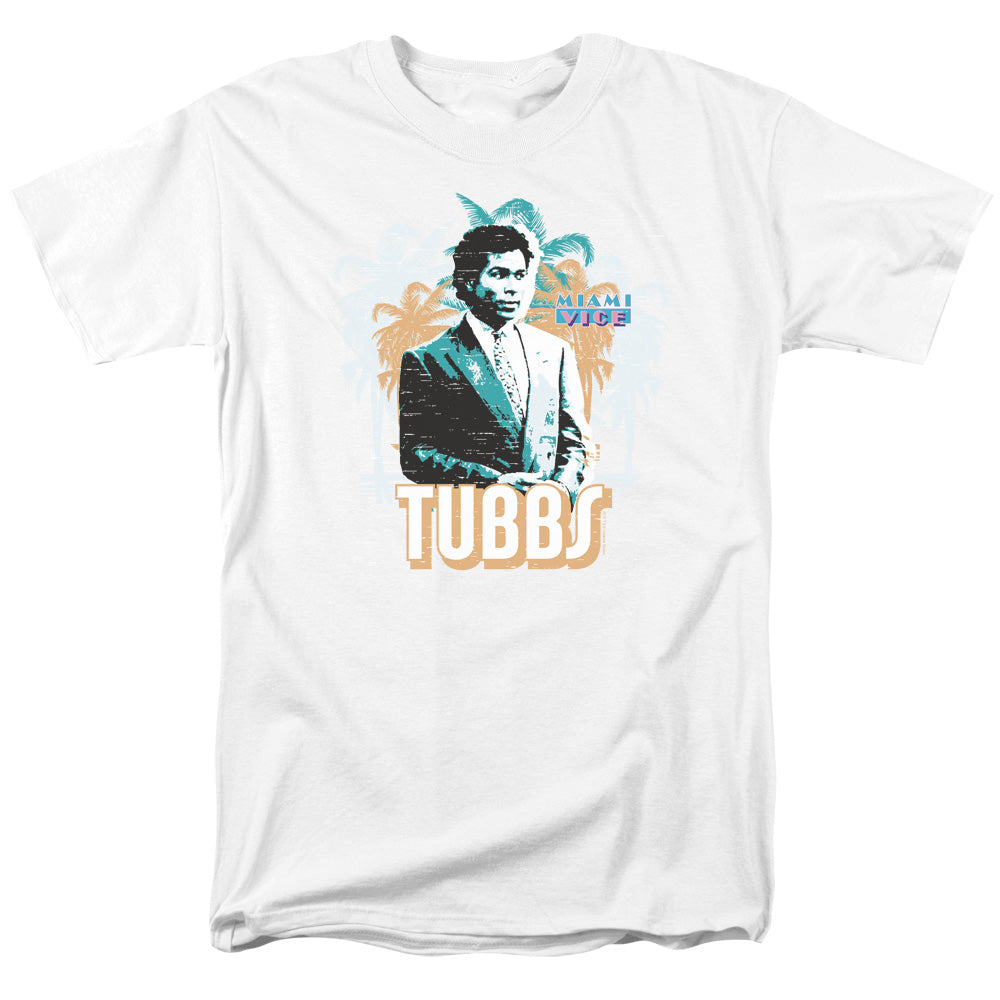 Miami Vice™ Shirt - Officially Licensed - Adult Unisex Short Sleeve T-Shirt - Tubbs