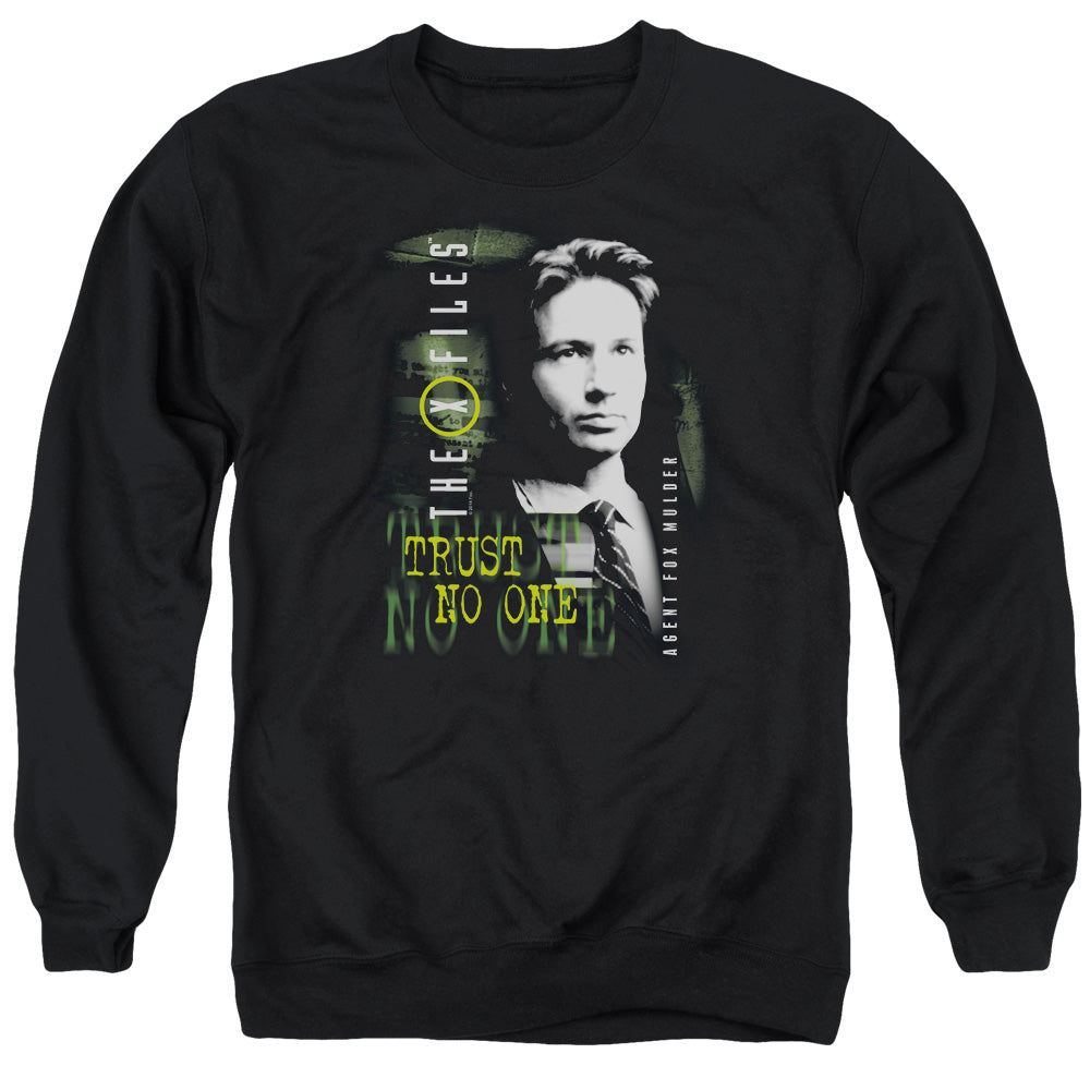 The X-Files - Adult Unisex Sweatshirt - Crewneck Sweater Sweat Shirt - Mulder - Officially Licensed