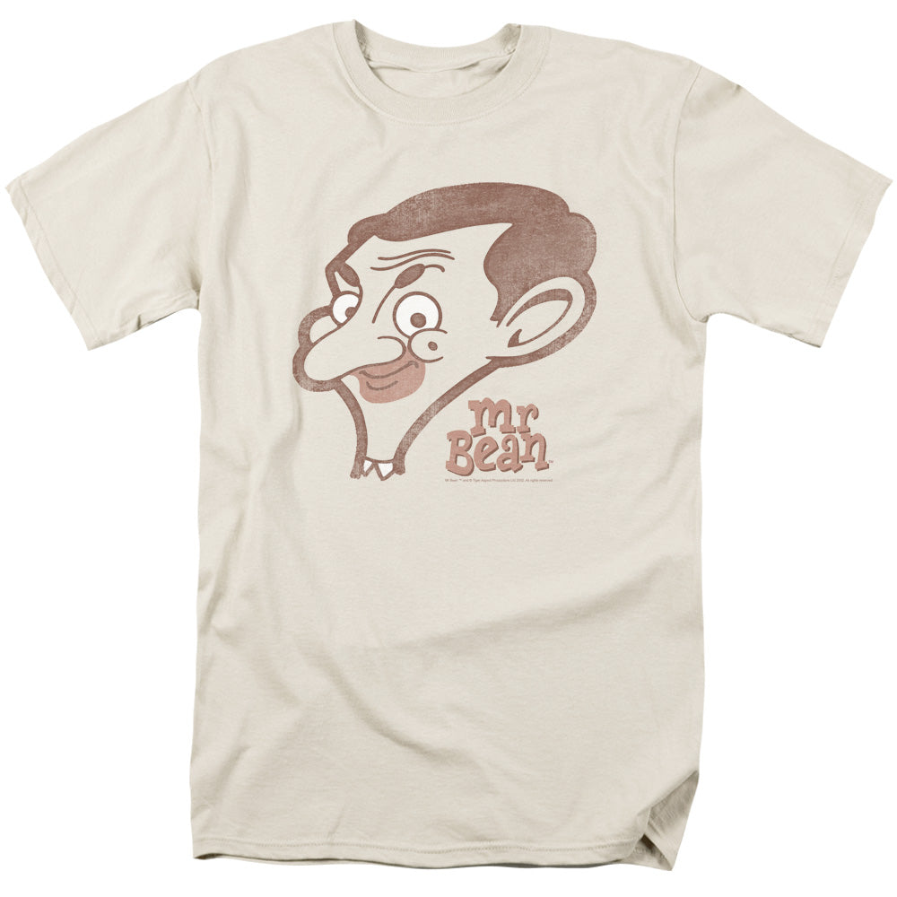 Mr Bean™ Shirt - Officially Licensed - Cartoon Head - Adult Unisex Short Sleeve T-Shirt