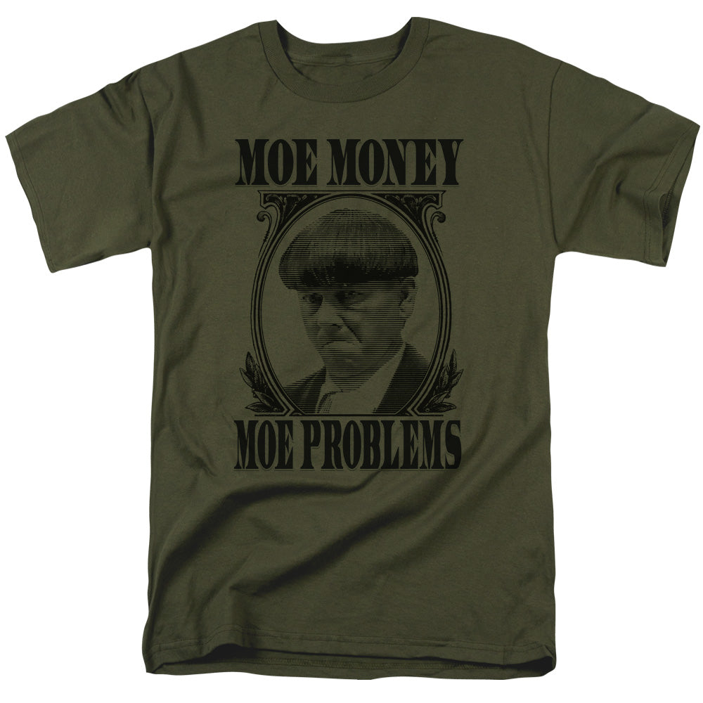 The Three Stooges™ Shirt - Officially Licensed - Moe Money - Adult Unisex Short Sleeve T-Shirt
