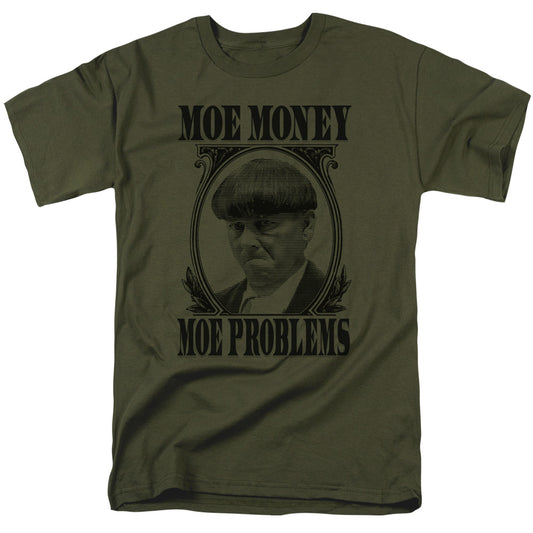 The Three Stooges™ Shirt - Officially Licensed - Moe Money - Adult Unisex Short Sleeve T-Shirt