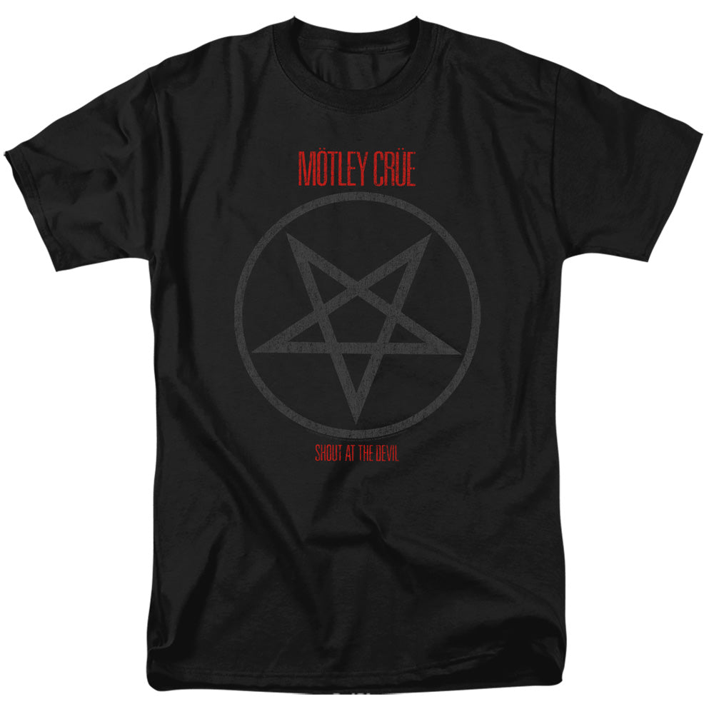 Motley Crue™ Band Shirt - Officially Licensed - Shout At The Devil - Adult Unisex Short Sleeve T-Shirt