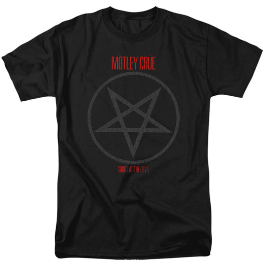 Motley Crue™ Band Shirt - Officially Licensed - Shout At The Devil - Adult Unisex Short Sleeve T-Shirt