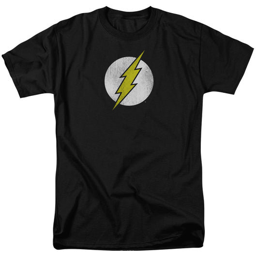 The Flash™ Retro Shirt - DC Comics Vintage - Officially Licensed - Adult Unisex Short Sleeve T-Shirt - The Flash Logo Distressed