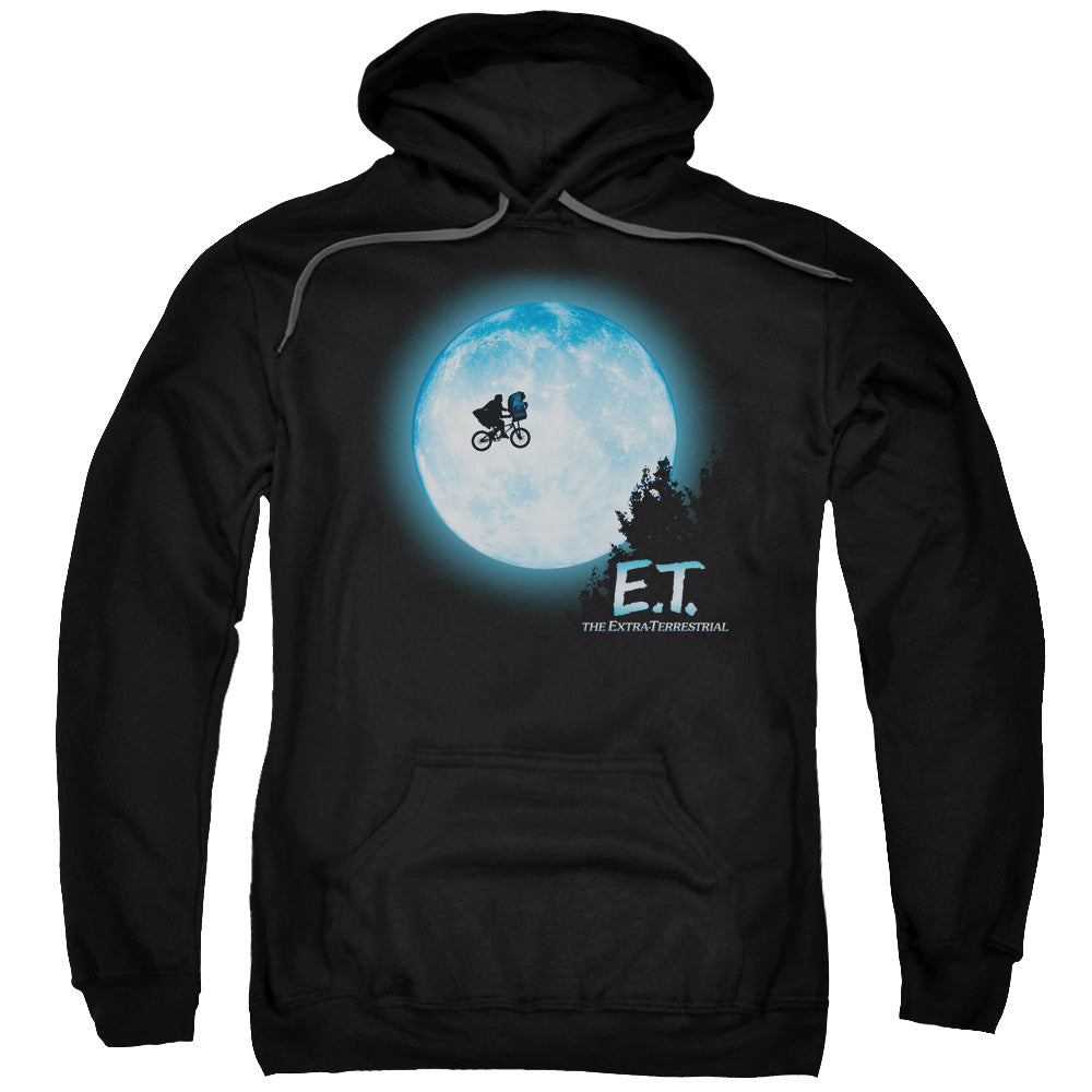E.T.™ Movie Hoodie - Officially Licensed - Moon Scene A - Adult Unisex Pull Over Hoodie