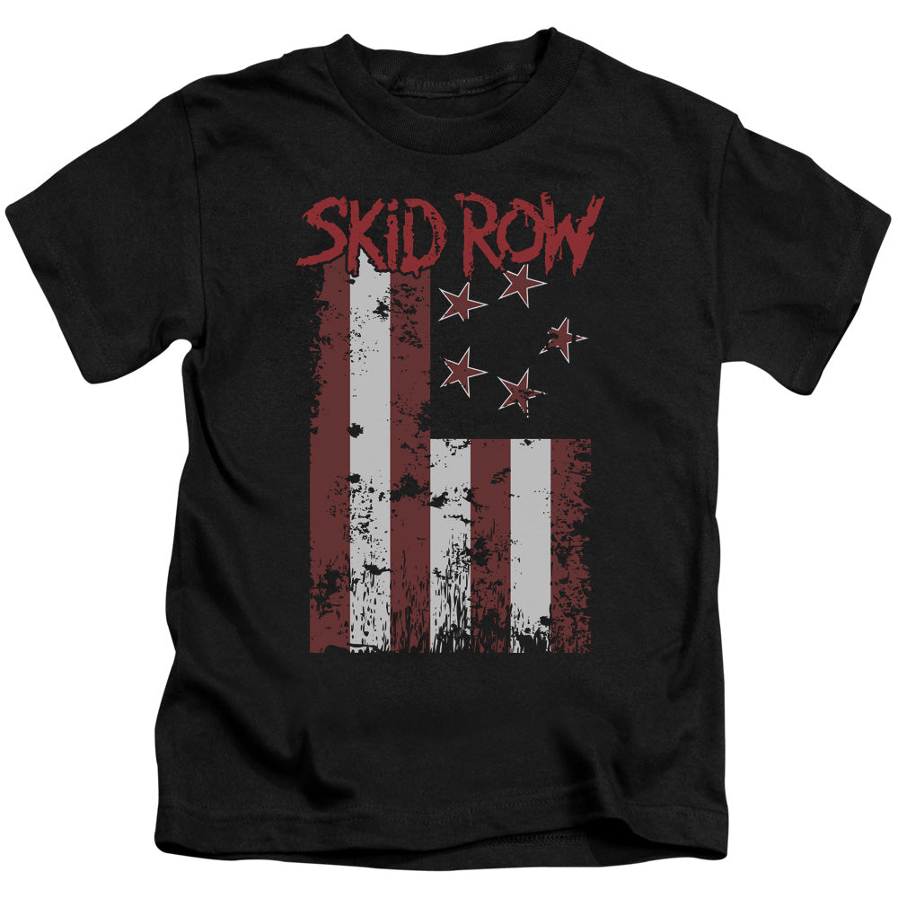 Skid Row - Juvenile Kids T-Shirt (Ages 4-7) - Flagged