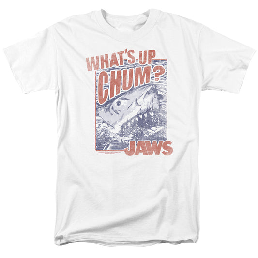 Jaws™ Movie Shirt - Officially Licensed - Adult Unisex, Men, Women Short Sleeve T-Shirt - Chum