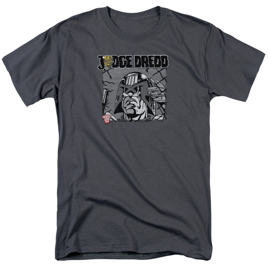 Judge Dredd™ Comic Shirt - Officially Licensed - Adult Unisex Short Sleeve T-Shirt - Fenced