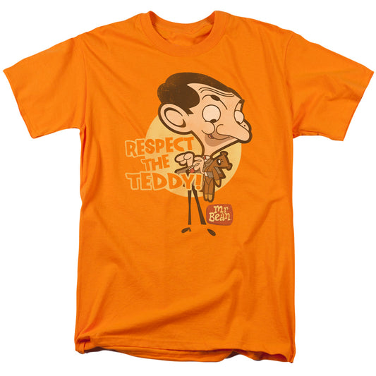Mr Bean™ Shirt - Officially Licensed - Respect The Teddy - Adult Unisex Short Sleeve T-Shirt