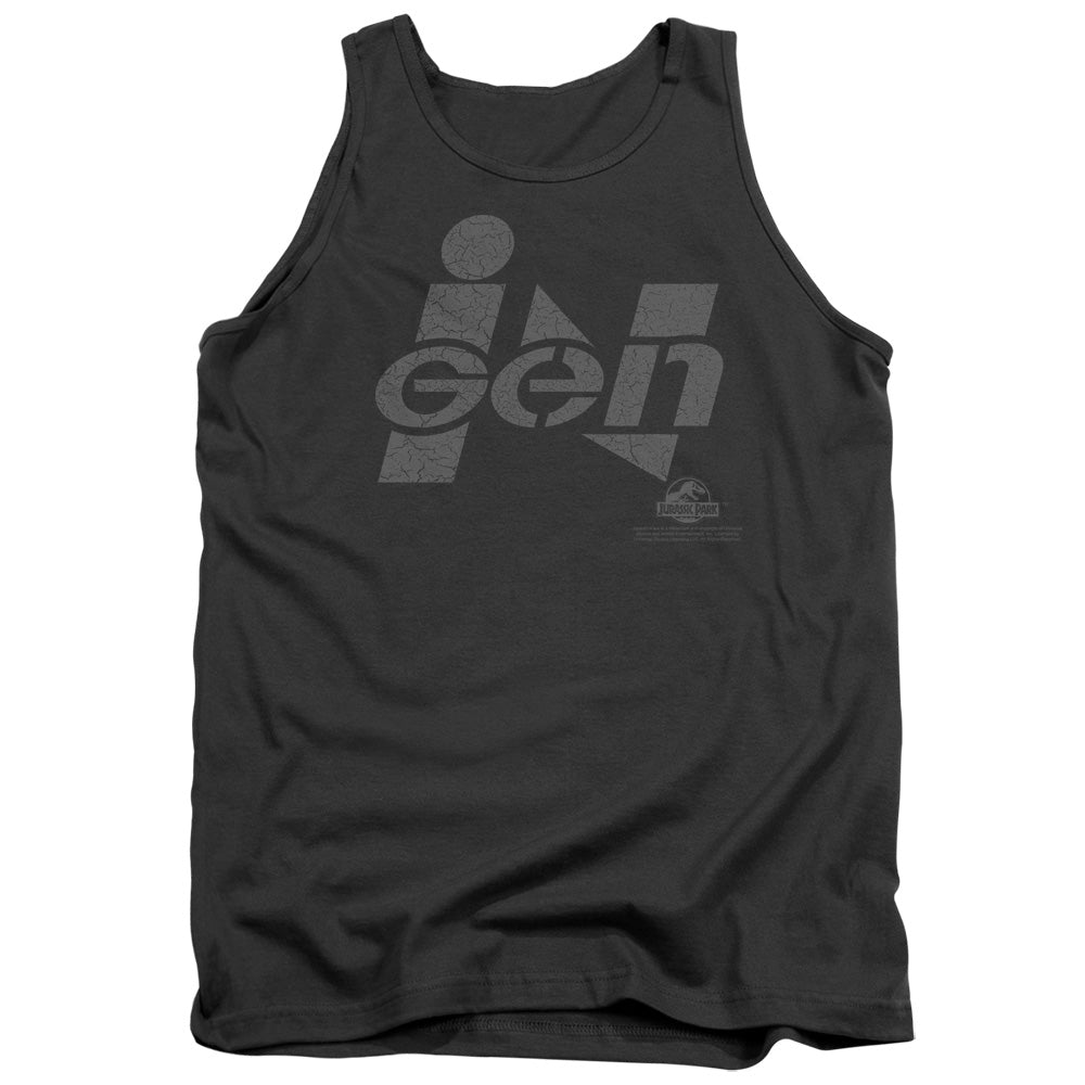 Jurassic Park - Ingen Logo Adult Tank - Forces Of Mankind