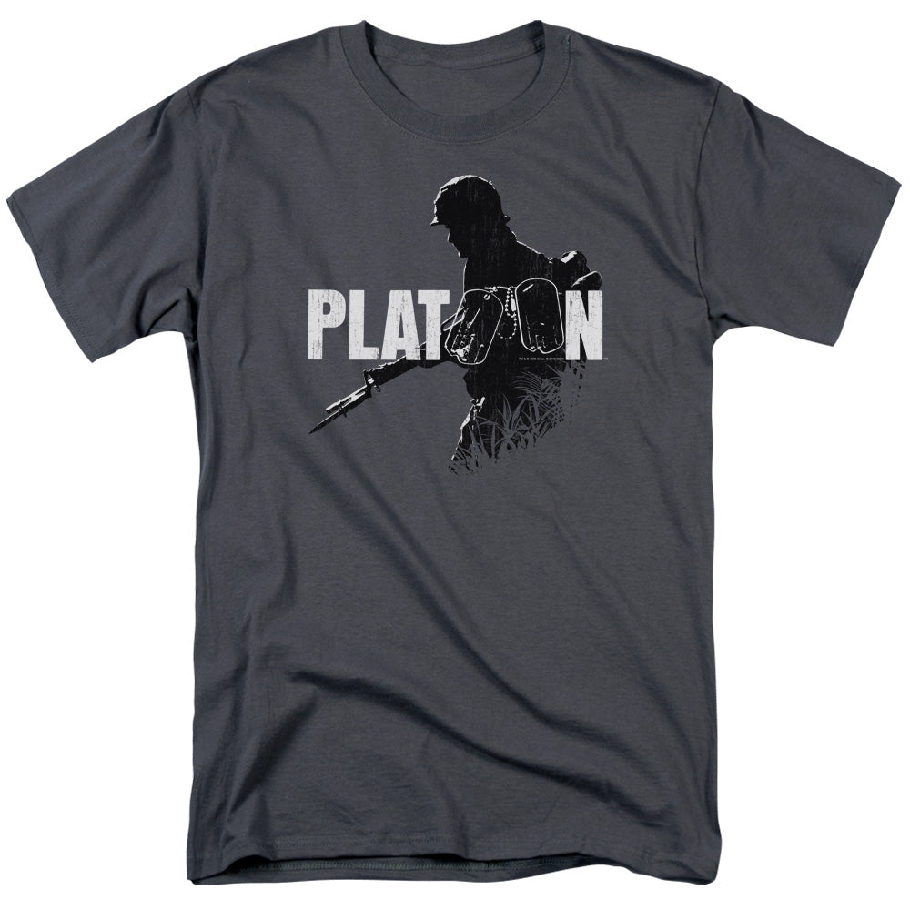 Platoon™ Vintage War Movie Shirt - Officially Licensed - Adult Unisex Short Sleeve T-Shirt - Shadow Of War