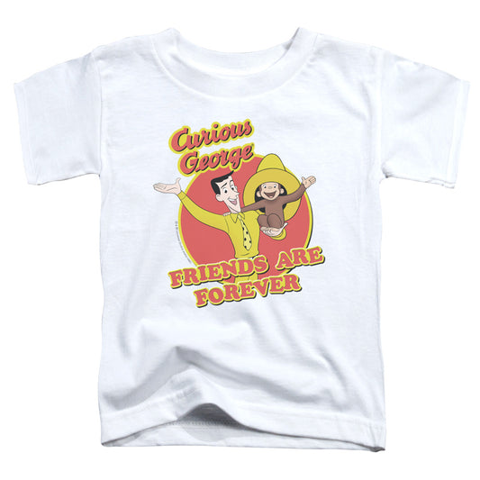 Curious George - Toddler Kids T-Shirt (Ages 2-4) - Short Sleeve Toddler Tee - Friends - Officially Licensed - 2T 3T 4T