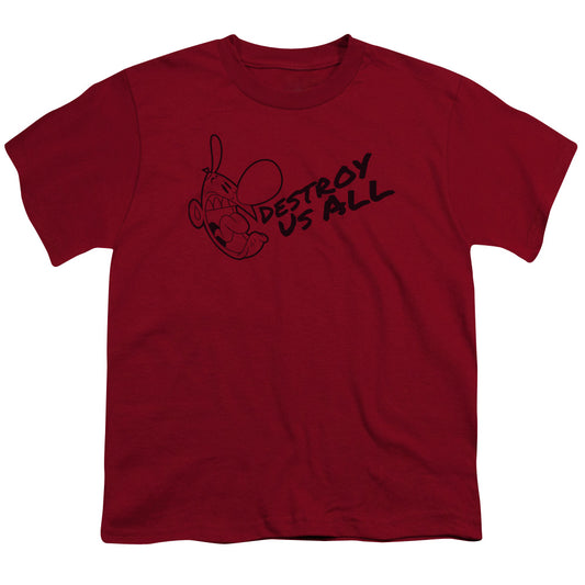 Grim Adventures Of Billy And Mandy - Youth Kids Shirt (Ages 7+) - Short Sleeve Youth T-Shirt - Officially Licensed - Destroy Us All