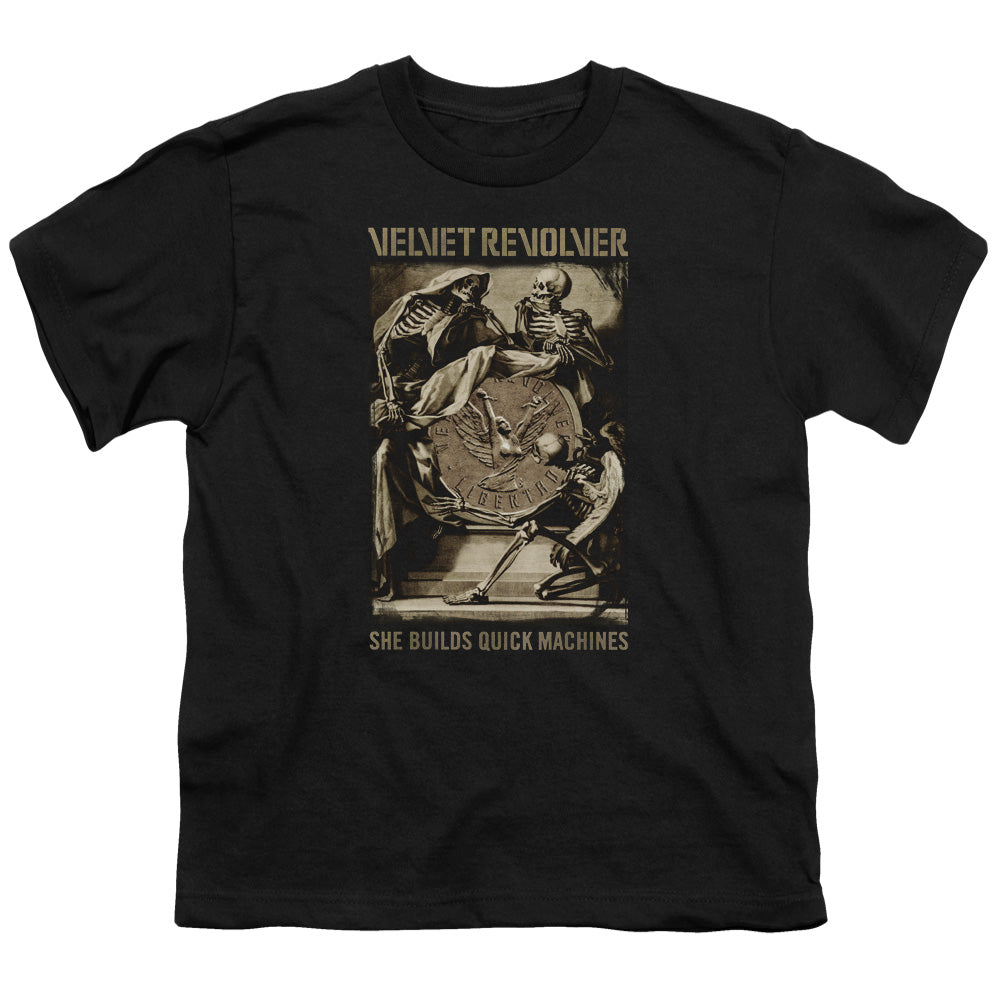 Velvet Revolver™ - Youth Kids T-Shirt (Ages 7+) - Short Sleeve Youth T-Shirt Tee - Quick Machines - Officially Licensed - S M L XL