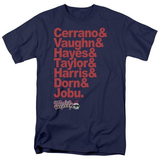 Major League™ 90s Shirt - Adult Unisex Short Sleeve T-Shirt - Team Roster - Officially Licensed - 2x 3x 4x 5x