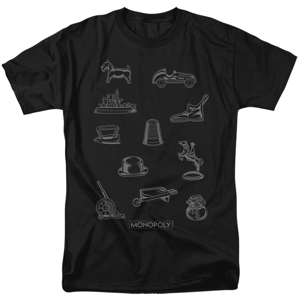 Monopoly™ Shirt - Officially Licensed - Token - Adult Unisex Short Sleeve T-Shirt