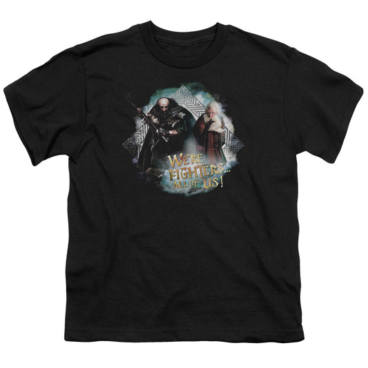 The Hobbit - Youth Kids T-Shirt (Ages 7+) - Youth T Shirt - We're Fighters - Officially Licensed - S M L XL