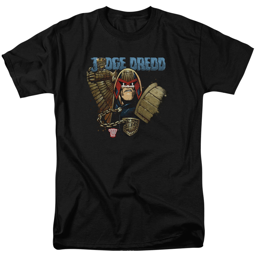 Judge Dredd™ Comic Shirt - Officially Licensed - Adult Unisex Short Sleeve T-Shirt - Smile Scumbag