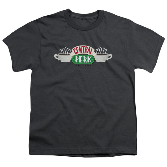 Friends - Youth Kids T-shirt (ages 7+) - Central Perk Logo - Short Sleeve Youth T Shirt - Officially Licensed - S M L Xl