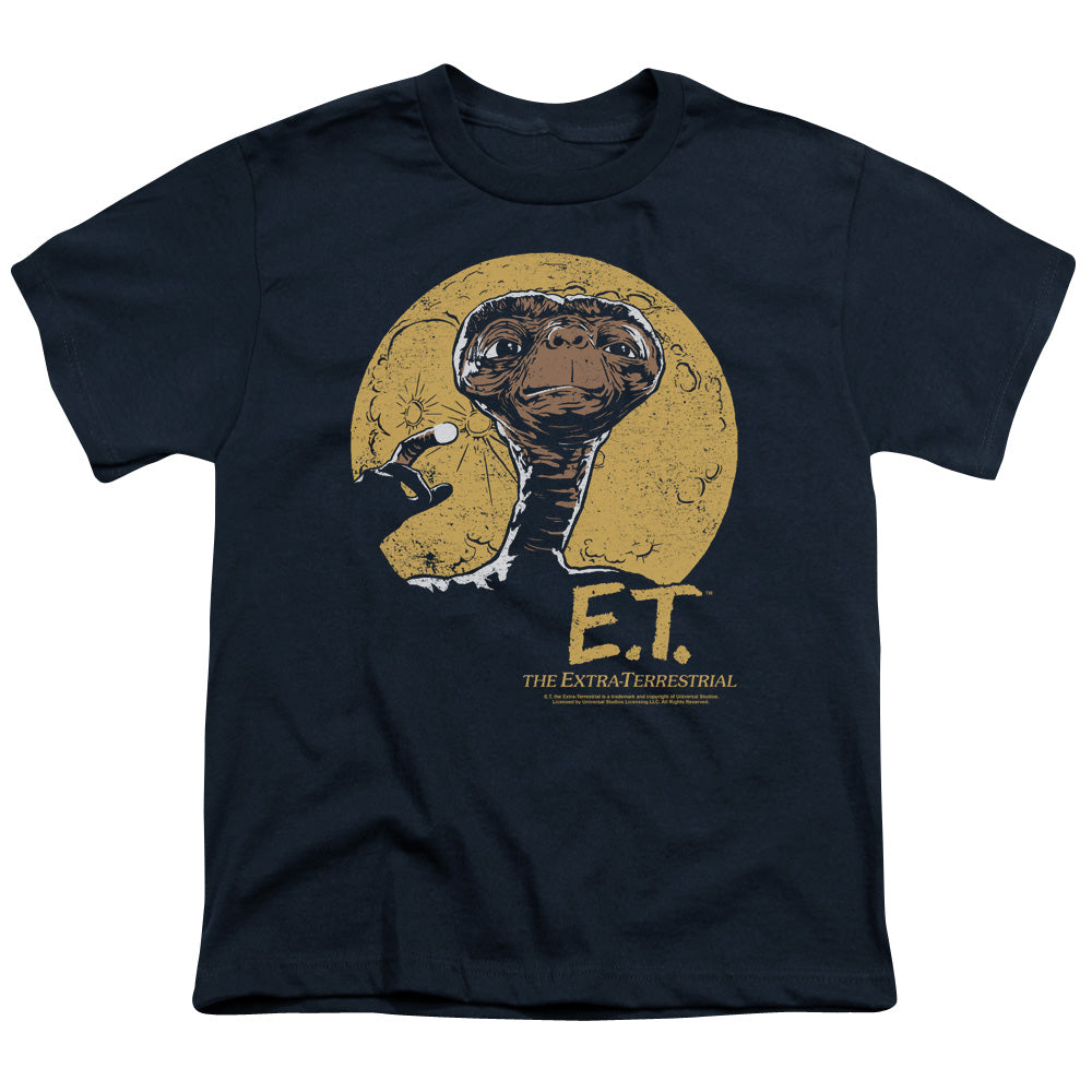 E.T.™ - Youth Kids T-Shirt (Ages 7+) - Short Sleeve Youth T Shirt- Moon Frame - Officially Licensed - S M L XL
