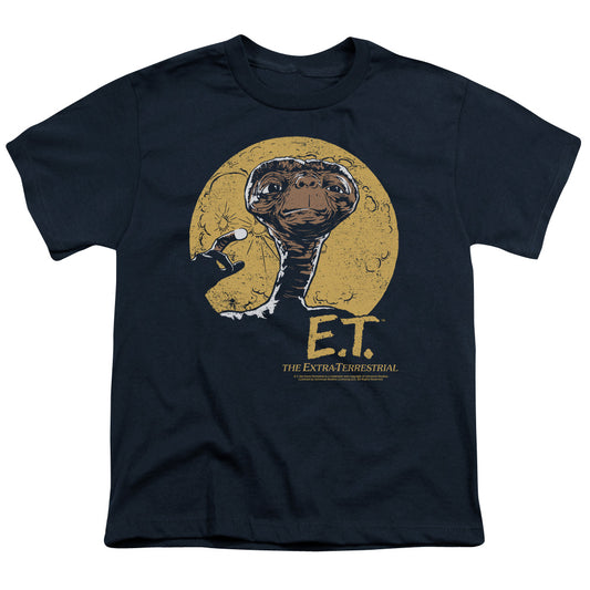 E.T.™ - Youth Kids T-Shirt (Ages 7+) - Short Sleeve Youth T Shirt- Moon Frame - Officially Licensed - S M L XL