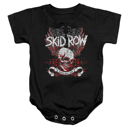 Skid Row - Baby Onesie - Winged Skull - Infant Snapsuit, Baby Bodysuit, Baby Boy, Baby Girl Clothes Gift, Heavy Metal