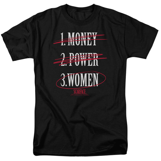 Scarface™ Crime Movie Shirt - Money Power Women - Officially Licensed - Adult Unisex Short Sleeve T-Shirt