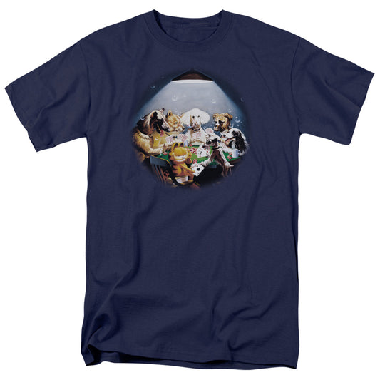 Garfield™ Shirt - Officially Licensed - Adult Unisex Short Sleeve T-Shirt - Playing With The Big Dogs