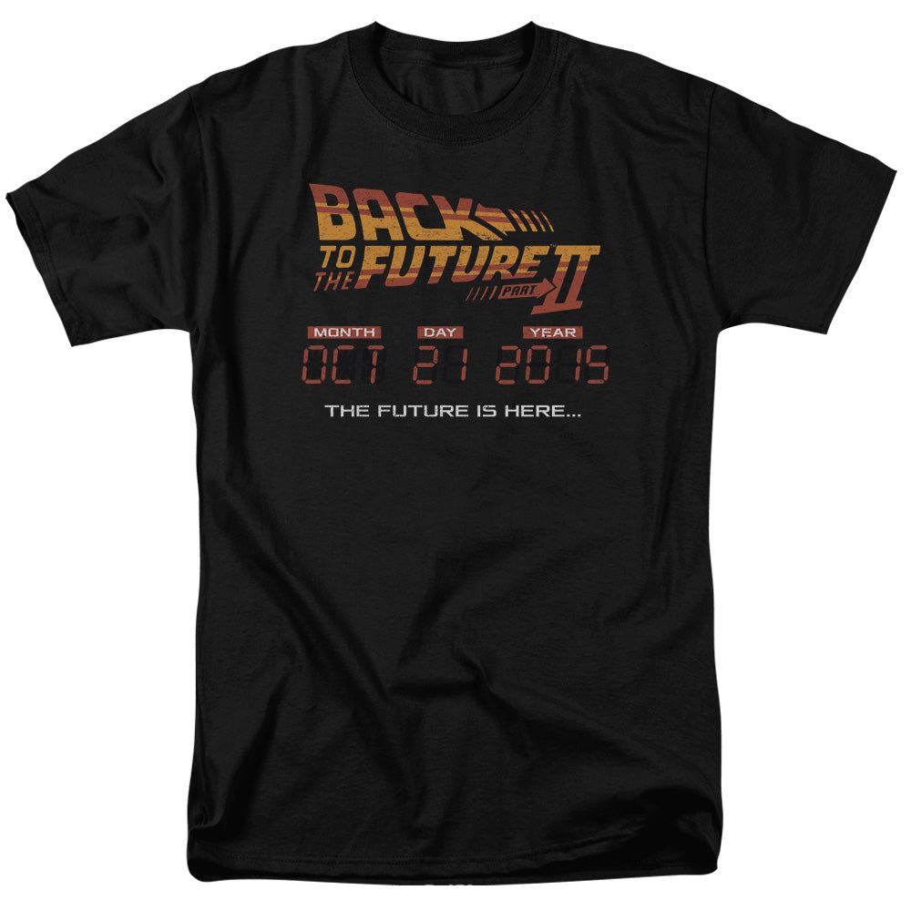 Back To The Future 2™ Shirt - Officially Licensed - Future Is Here - Adult Unisex Short Sleeve T-Shirt