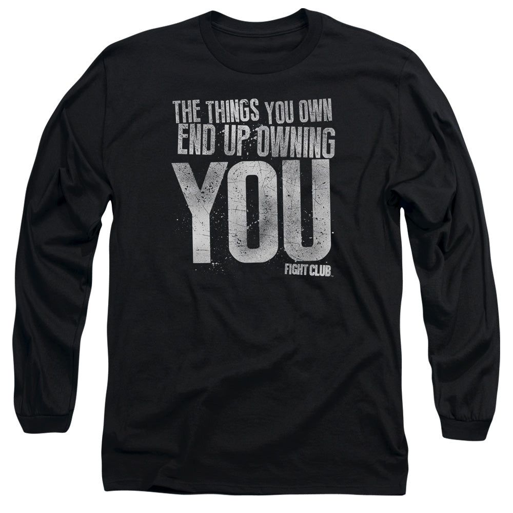 Fight Club™ Long Sleeve Shirt - Owning You - Unisex Adult Long Sleeve T-Shirt - Brad Pitt, Tyler Durden, Edward Norton, David Fincher