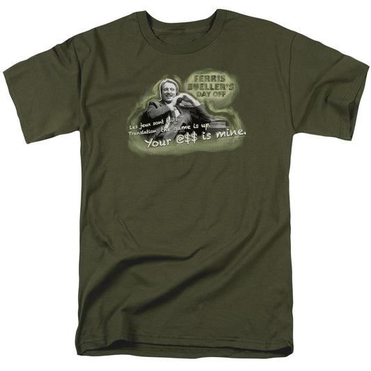 Ferris Bueller's Day Off™ Movie Shirt - Officially Licensed - Mr. Rooney - Adult Unisex Short Sleeve T-Shirt