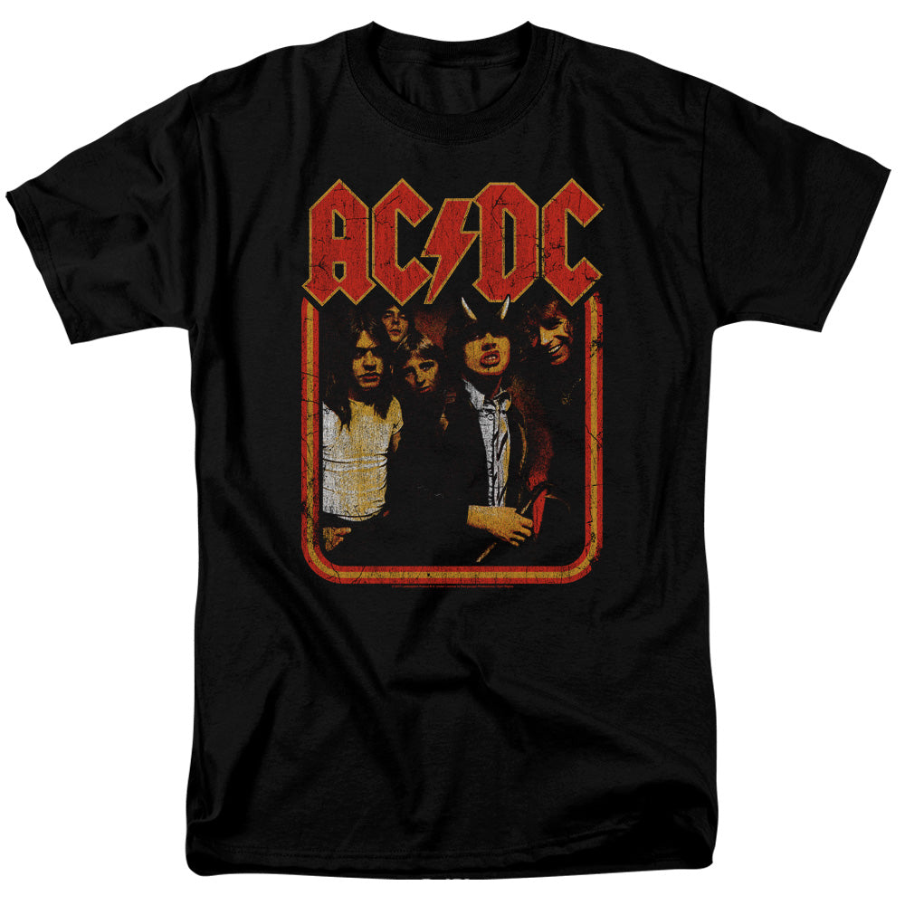 ACDC™ Rock Band Shirt - Officially Licensed - Group Distressed - Adult Unisex Short Sleeve T-Shirt
