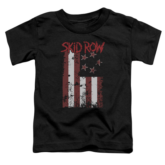 Skid Row - Toddler Kids T-Shirt (Ages 2-4) - Short Sleeve Toddler Tee - Flagged - Officially Licensed - 2T 3T 4T