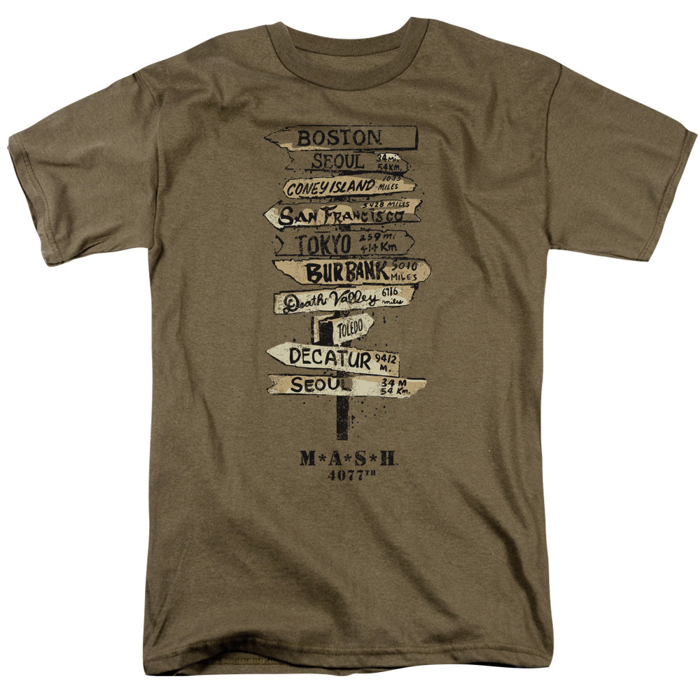 Mash™ Movie Shirt - Officially Licensed - War Comedy - Classic, Vintage, Retro - Signs - Unisex Adult Short Sleeve T-Shirt