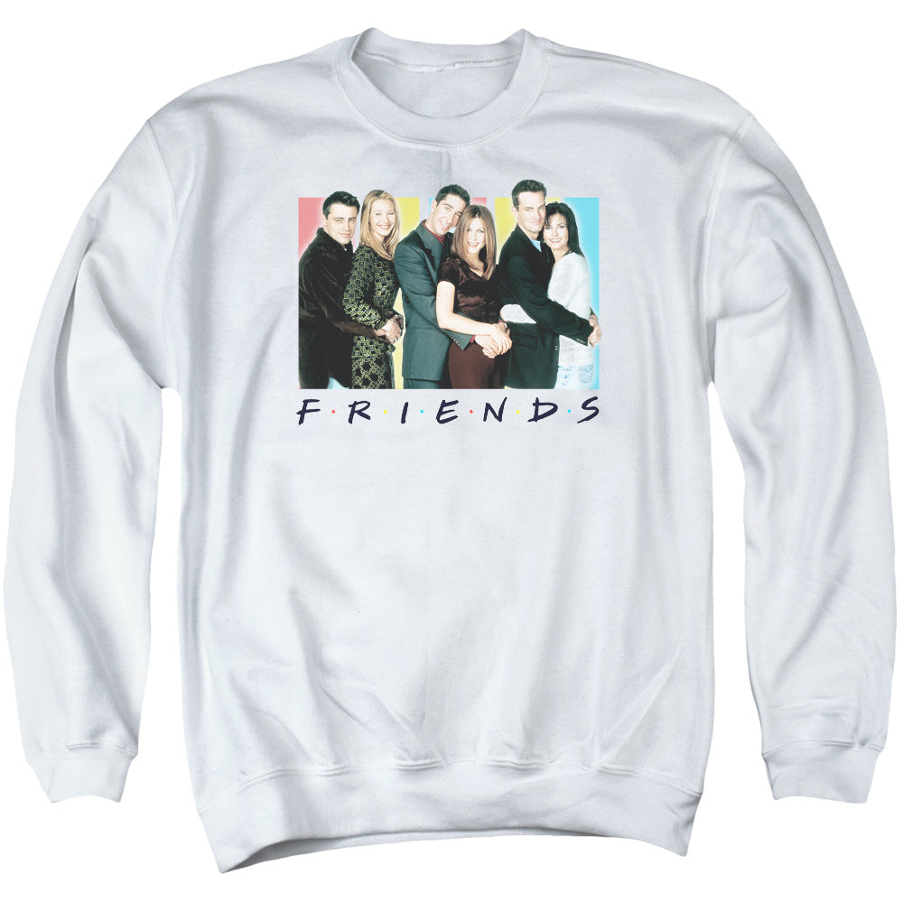 Friends - Cast Logo Adult Crewneck Sweatshirt - Forces Of Mankind