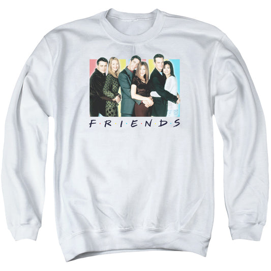 Friends - Cast Logo Adult Crewneck Sweatshirt - Forces Of Mankind