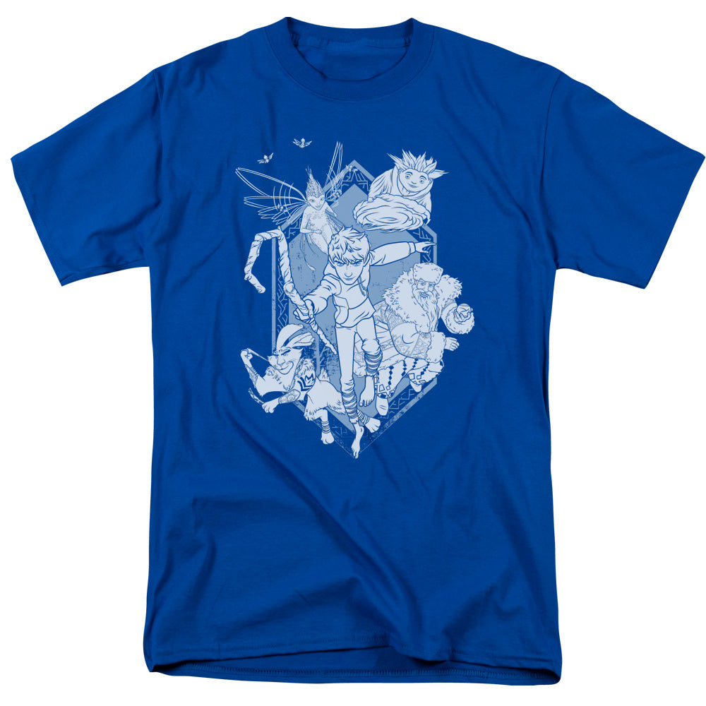 Rise Of The Guardians™ - Adult Unisex Short Sleeve T-Shirt - Coming For You - Jack Frost, Dreamworks, Vintage, Movie, Winter, Snow, Cartoon