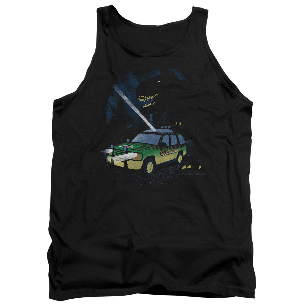 Jurassic Park - Turn It Off Adult Tank - Forces Of Mankind