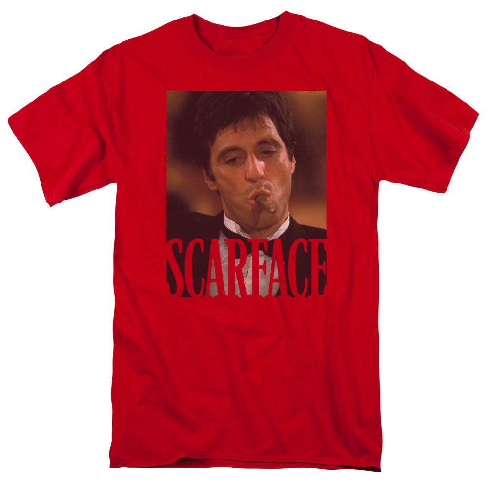 Scarface™ Crime Movie Shirt - Smoking Cigar - Officially Licensed - Adult Unisex Short Sleeve T-Shirt