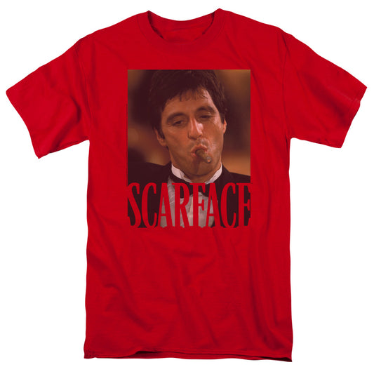 Scarface™ Crime Movie Shirt - Smoking Cigar - Officially Licensed - Adult Unisex Short Sleeve T-Shirt