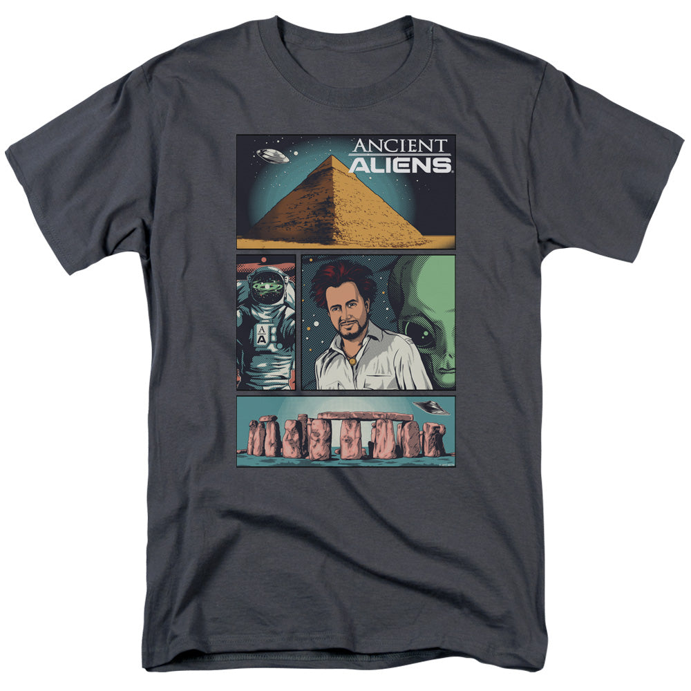Ancient Aliens™ TV Show Shirt - Alien Shirt - Officially Licensed - Adult Unisex Short Sleeve T-Shirt - Aliens Comic Page