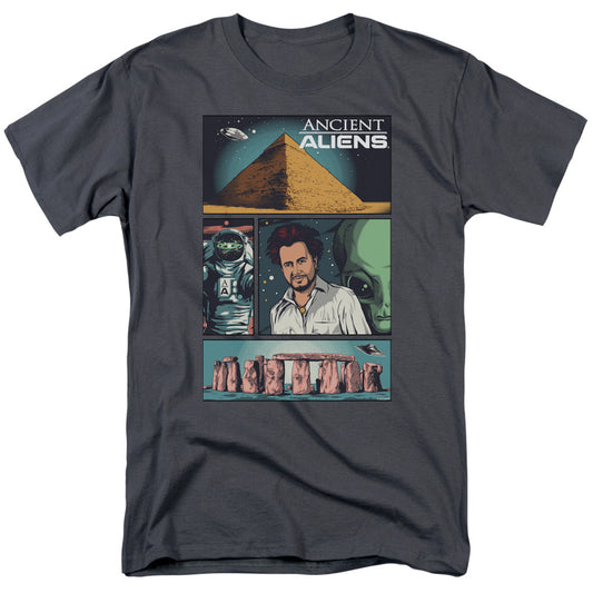 Ancient Aliens™ TV Show Shirt - Alien Shirt - Officially Licensed - Adult Unisex Short Sleeve T-Shirt - Aliens Comic Page