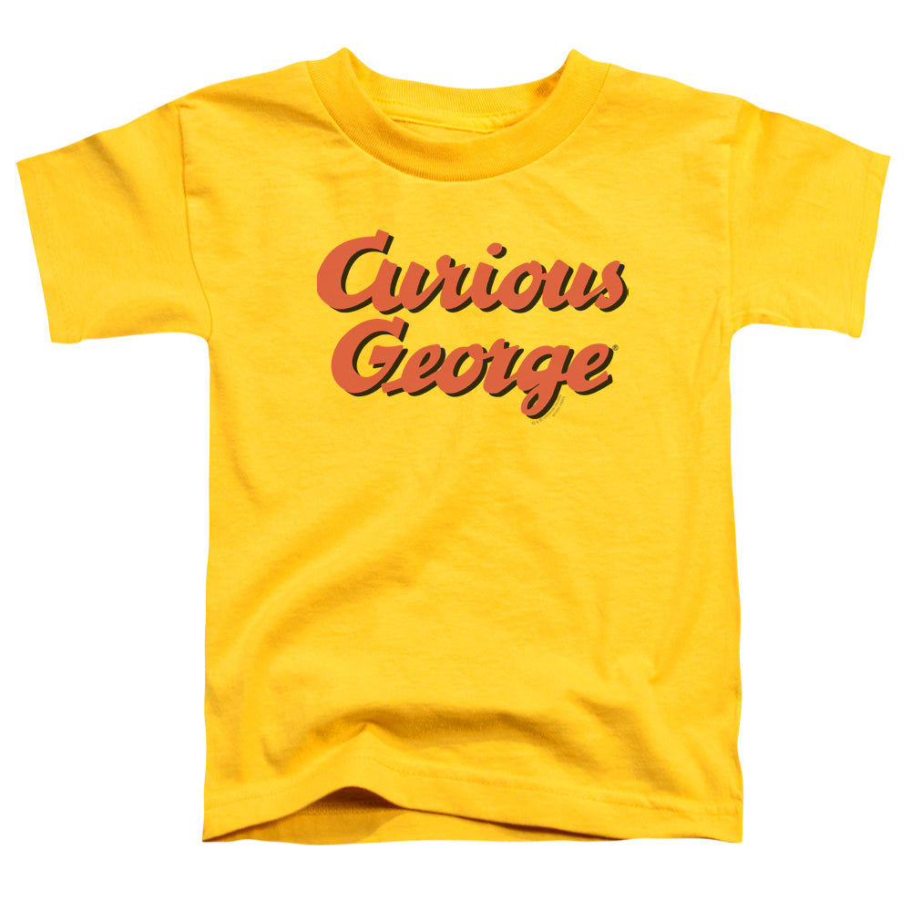 Curious George - Toddler Kids T-Shirt (Ages 2-4) - Short Sleeve Toddler Tee - Logo - Officially Licensed - 2T 3T 4T
