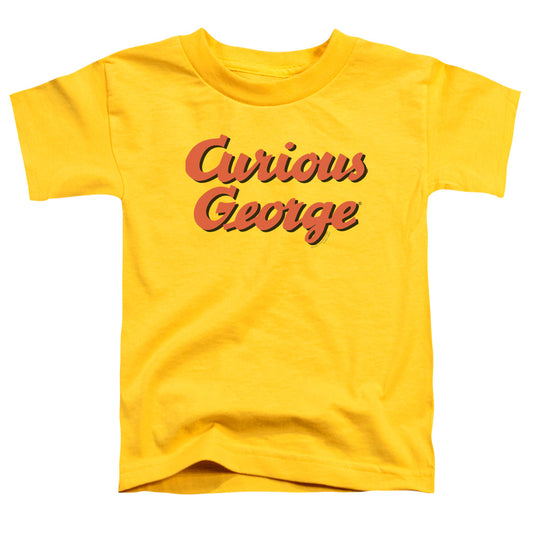 Curious George - Toddler Kids T-Shirt (Ages 2-4) - Short Sleeve Toddler Tee - Logo - Officially Licensed - 2T 3T 4T