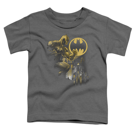 Batman - Bat Signal Short Sleeve Toddler Tee - Forces Of Mankind
