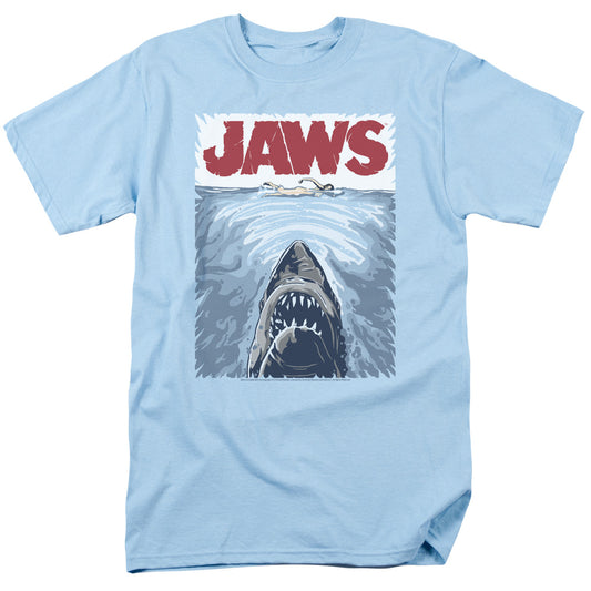 Jaws™ Movie Shirt - Officially Licensed - Adult Unisex, Men, Women Short Sleeve T-Shirt - Graphic Poster