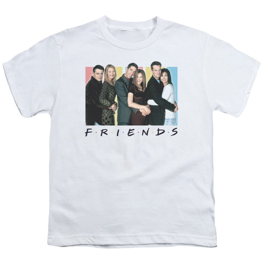 Friends™ - Youth Kids T-shirt (ages 7+) - Cast Logo - Short Sleeve Youth T Shirt - Officially Licensed - S M L Xl
