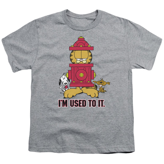 Garfield™ - Youth Kids T-Shirt (Ages 7+) - Short Sleeve Youth T Shirt - I'm Used To It - Officially Licensed - S M L XL