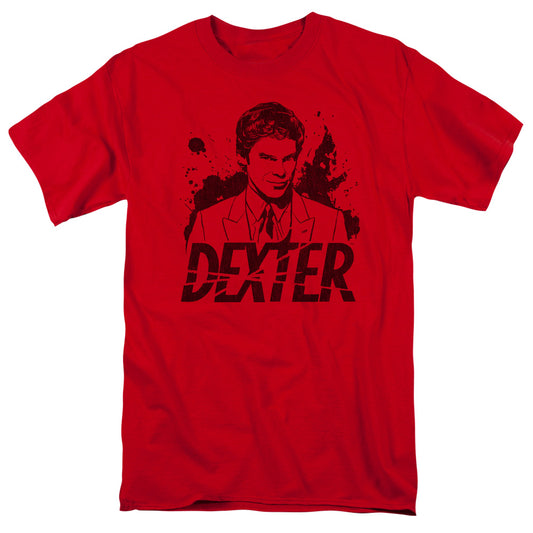 Dexter™ TV Show Shirt - Officially Licensed - Splatter Dex - Dexter Morgan - Adult Unisex Short Sleeve T-Shirt
