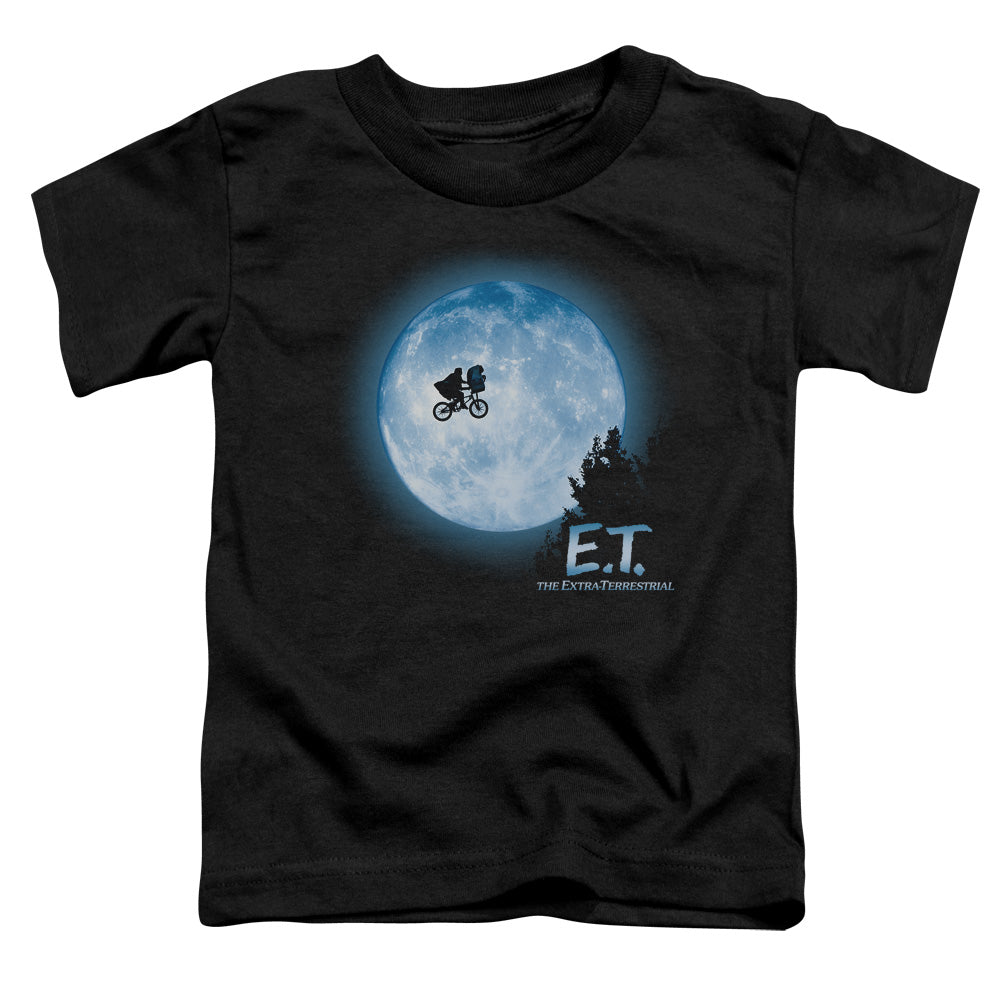 E.T.™ - Toddler Kids T-Shirt (Ages 2-4) - Short Sleeve Toddler Tee - Moon Scene - Officially Licensed - 2T 3T 4T
